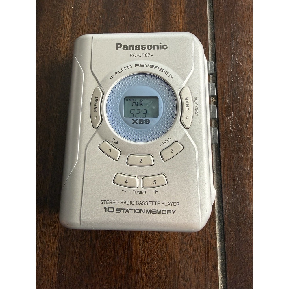 Panasonic RQ-CR07V Portable Radio (working) Cassette Player (not working)